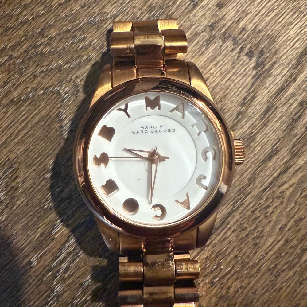 Marc by Marc Jacobs Copper-Toned Watch